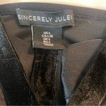 Sincerely Jules black crop top Size L Photo 4