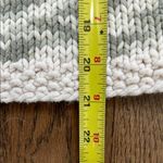 Handmade  Green and Cream Women's Sweater Photo 2