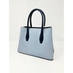 Kate Spade  Small Eva Crossbody Leather Satchel Handbag in Blue Leather Photo 3