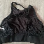 Urban Outfitters NWOT  Out From Under Floral Lace High Neck Black Bralette Sz M Photo 3