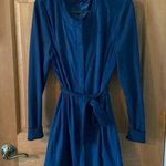 H by Halston  Faux Blue Suede Jacket Dress Size 10 New without tag Photo 0