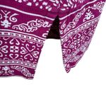 Coolibar St. Lucia Top UPF 50+ Raspberry White 3/4 Sleeve Top Made In India Sz M Pink Size M Photo 3