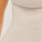 Free People NEW  Send Love Bodysuit Sleeveless Parchment Ivory Texture Md Lg Photo 1