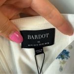 Bardot  Cello Ring Detail Floral Mini Dress White Blue 12 Photo 4