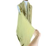 Luth Garde Boho Drape Shawl Wrap Textured Open Front Artisanal Scarf Vest Green Size undefined Photo 2