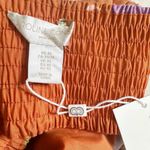 CAROLINE CONSTAS Linen Blend Halter Printed Midi Dress Size US XS Photo 7