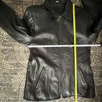 Tuskany Vintage Women’s Size M Black Leather Jacket Size M Photo 6