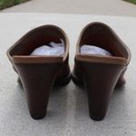 Nine West Brown Cowboy Style Mules Sz 7.5 Photo 4