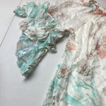 Belle France ladies blouse XL Blue Photo 10