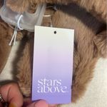 Stars Above NWT  Brown Fuzzy Slippers Size L (9/10) Photo 3