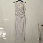 House Of CB  Laria Ecru Vegan Leather Maxi dress Cream Cocktail NWOT‎ Size XL Photo 3