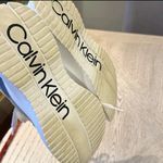 Calvin Klein Silver and White Sneakers Photo 3