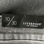 Liverpool  Size 10/30 High Rise Fray Hem Crop Jeans in Pumice Fray Photo 6