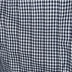 Adelyn Rae NWT  Deep Navy and White Gingham Off-Shoulder Dress sz S Photo 3