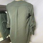 Rue 21 Sage Green Blouse with Front Zipper Photo 6