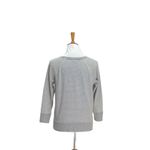 James Perse  Standard Striped Crewneck Sweatshirt Gray Size 2(M) Coastal Classic Photo 12