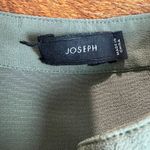 Joseph  Silk Blouse Top Womens 36‎ FR 4 US Sage Green Crepe Long Sleeve Pullover Photo 9