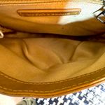 Lucky Brand  Tan suede Crossbody Bag with Saddle Style Photo 3