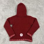 Laundromat Wool Heavy Sweater Jacket Womens Small Zip Fleece Lined Winter Red Photo 7