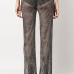 Revolve Santa Brands Rhine-embellished Straight Trousers Photo 3