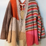 POL NWT POLColorful Striped Women's Sweater Cardigan Photo 0