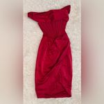 House Of CB NWOT  Lulu Red asymmetric dress sz S Photo 3