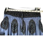 Harem Pants Womens S Blue Black Mandala Aladdin Yoga Lounge Boho Hippie Festival Photo 3