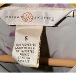 Private Luxuries Vintage Satin Robe Women Sm Floral Tulip Sleeve Pink Watercolor Photo 8