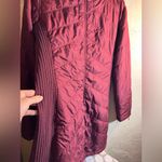 prAna Burgundy Puffer Coat Jacket M Photo 12