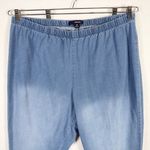 Denim 24‎ 7 Roamans Plus Size 30WP Jeans Dip Dye Straight Pull On Elastic 1205 Blue Photo 2