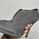 Apt. 9  Gray Suede Bootie Heels Photo 5