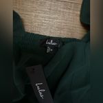 Lulus  Summer Invite Emerald Green Tie-Strap Tiered Midi
Dress Photo 5