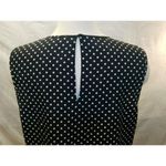 Michael Kors Michael  polka dot sleeveless casual dress top blouse size XL Photo 2