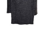 THML Women's Sweater Dress Chevron Cowl Knit Boxy Fit Pullover Grey/Tan Large Photo 4