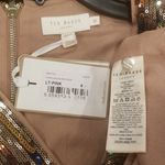 Ted Baker 💕💕 Pipii Sequin Mini Cocktail Dress Light Pink Gold Metallic NWT Photo 16