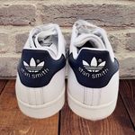 Adidas Stan Smith Original Navy White Leather Sneakers Sz 8.5 Photo 6