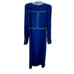 Something Navy  BLACK LONG SLEEVE DRESS SMALL Photo 2