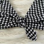 Xhilaration Black White Gingham Tank bikini Top Sz L Photo 3