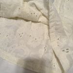 Calypso St. Barth NWT  Womens L Eyelet Blouse Puff Sleeve Pale Yellow Cottagecore Photo 3