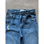 Hidden Los Angeles Jeans High Rise Wide Leg Straight Blue Distressed Sz 28 Photo 2