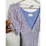 Auguste  Purple White Floral Printed Jumpsuit V-Neckline Dean Juliette US 10 Photo 7