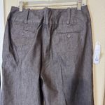 New Directions Womens Brown Dress Pants Size 12 Wide Leg Seam Career Photo 3