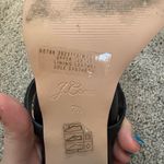 J.Crew 💜  Black Strappy Leather Heels Sandals Photo 4