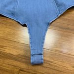 Mele E Pere Denim V Neck Sleeveless Tank Bodysuit Womens Size Large Chambray Blue Photo 2