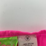 Vintage 80s Shell Shock Medium Surf Neon Bright Pink Crop Box Tank Single Stitch Photo 4