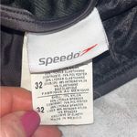 Speedo  Black and Red One Piece Swimwear Sz 32 Photo 0