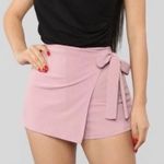 Tie Side Skort Pink Size M Photo 0