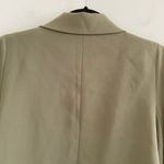 Quince Olive Green Stretch Crepe Women's Open Blazer Size Large Photo 8