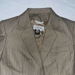 Saks 5th Avenue Vintage Sz 6‎ Saks Fifth Avenue Wool Pinstripe Blazer Photo 3