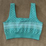 Fabletics NWT  Holly Dark Jade Green Seamless Bra Photo 0